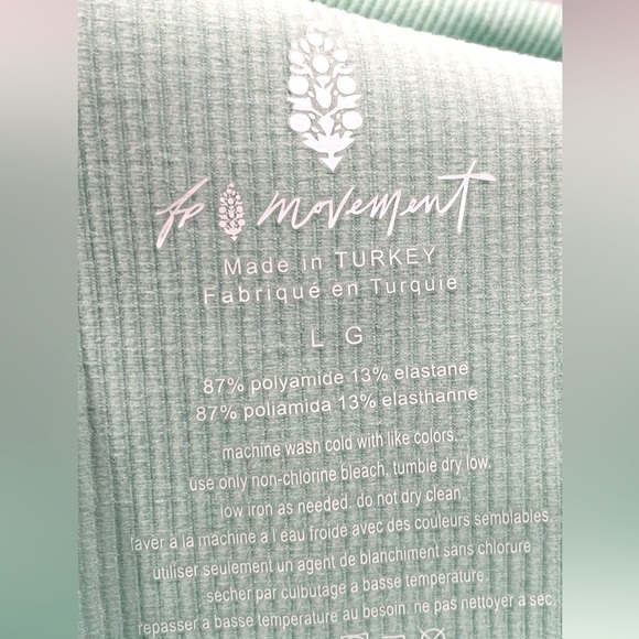 NEW Free People Free Throw Shorts Womens Active Ribbed Stretch Athleisure Sz L - Picture 11 of 11